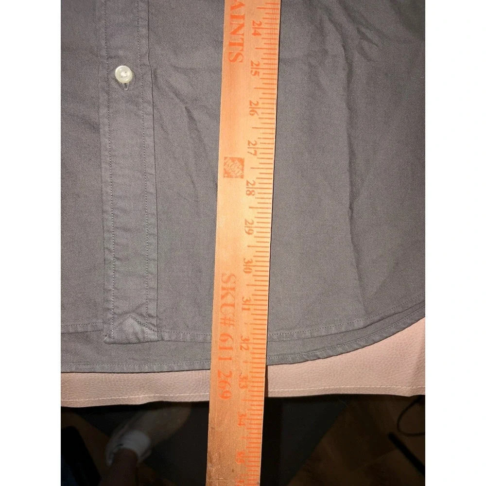 Polo Ralph Lauren Long Sleeve Oxford Button Down Solid Green Gray Classic Fit